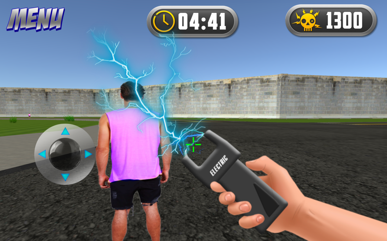 Screenshot of Electric Stun Gun Fake