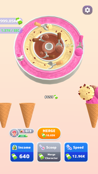 Screenshot of Ice Cream Clicker!