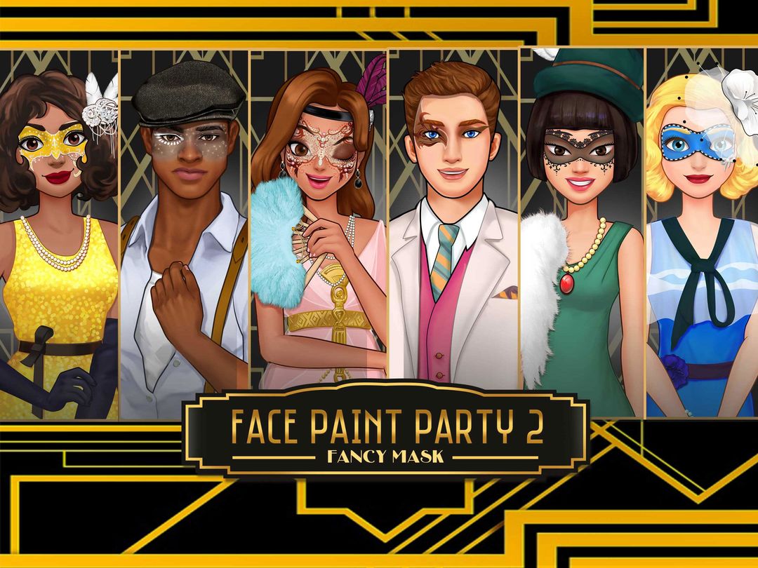 Face Paint Party 2! Girl Games ภาพหน้าจอเกม