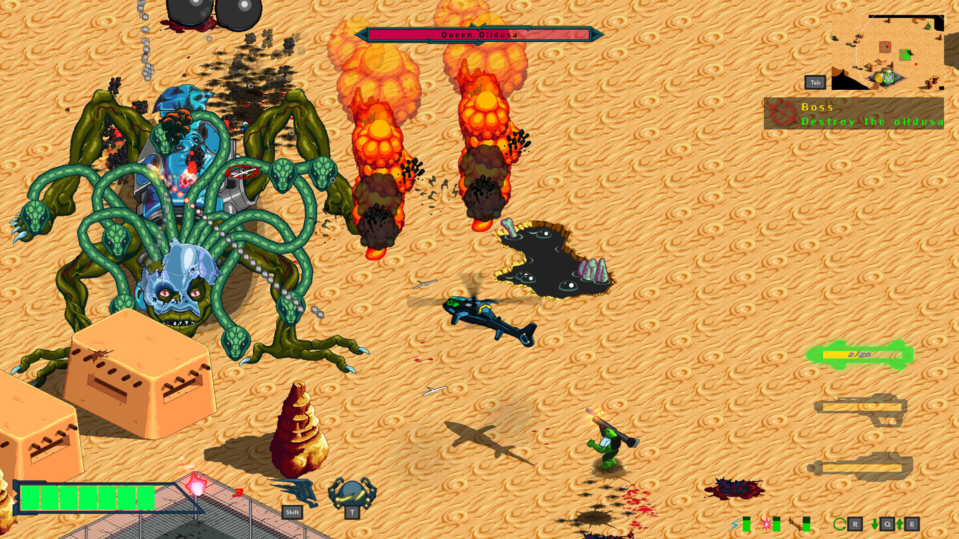 Megacopter: Blades of the Goddess Game Screenshot
