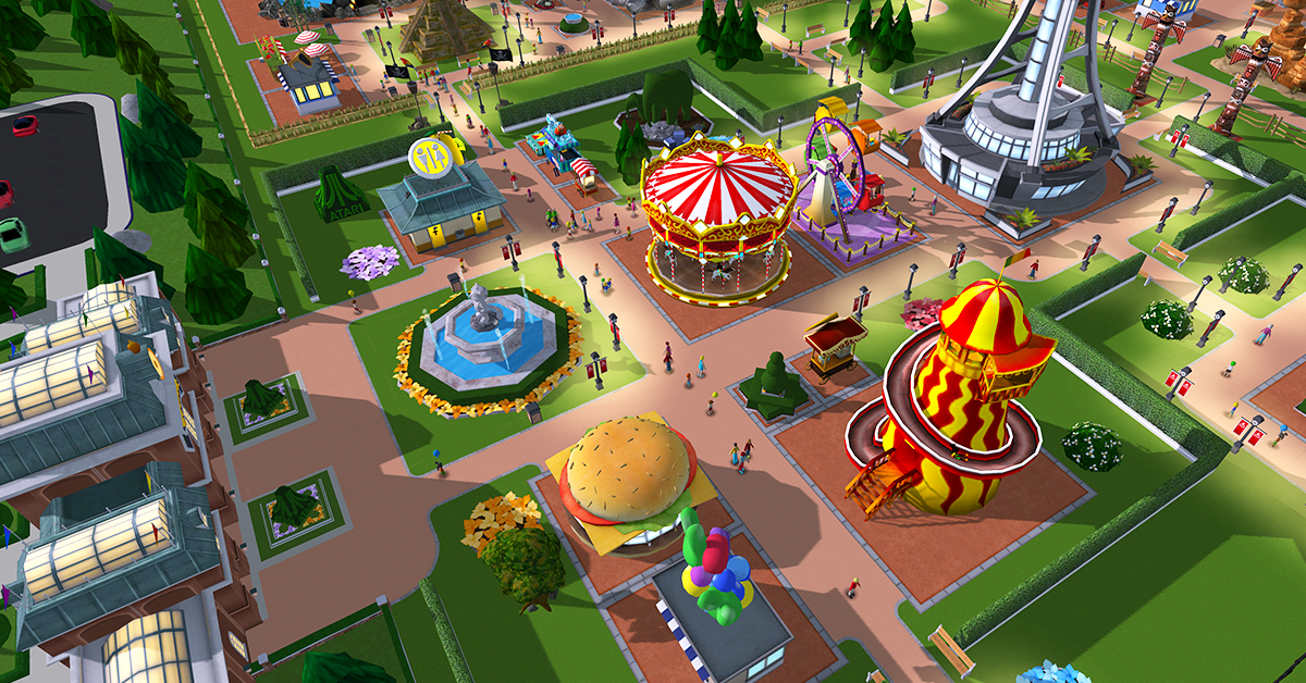 RollerCoaster Tycoon Touch 日本語版 게임 스크린샷