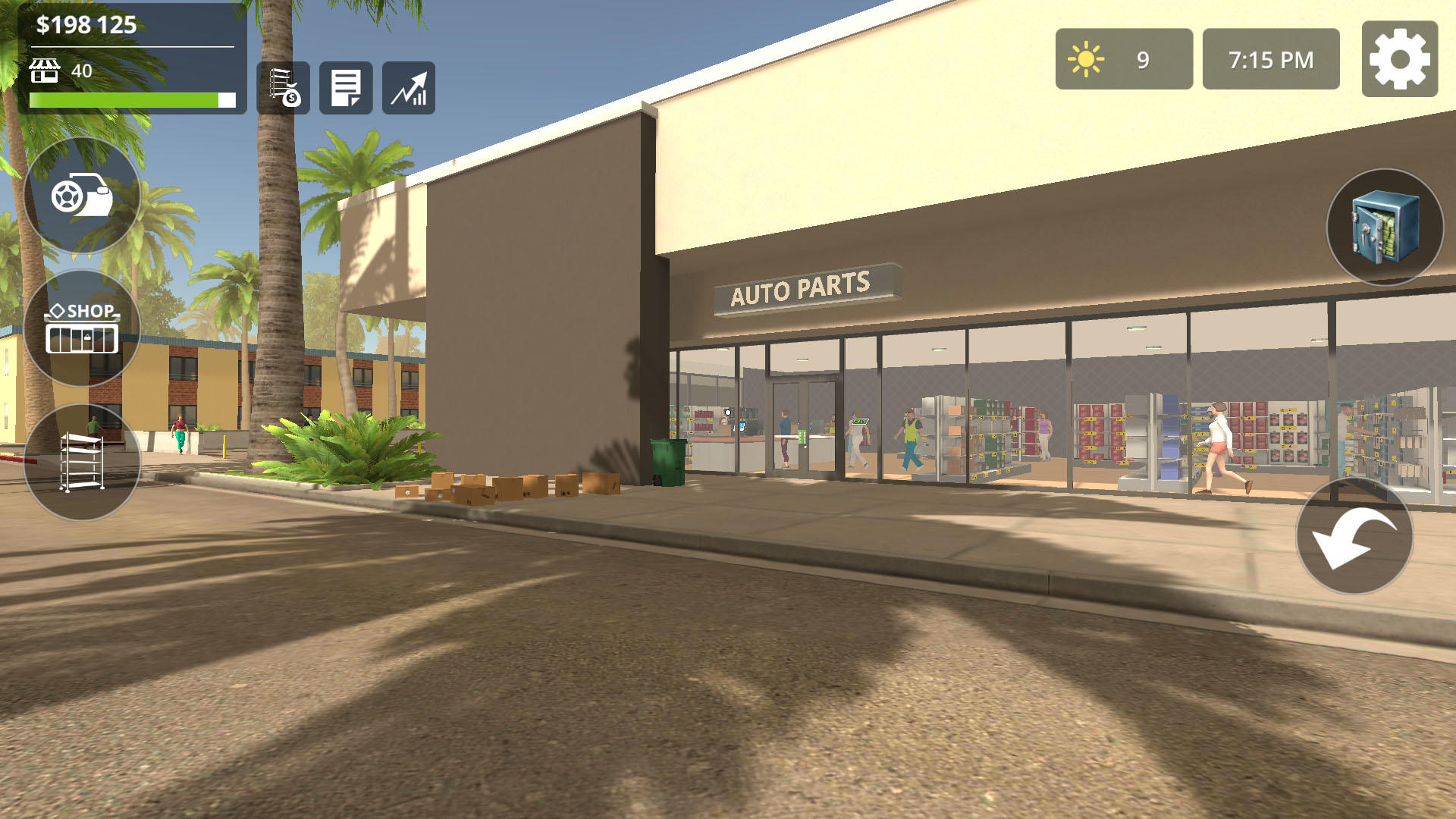 Auto Parts Store Simulator Game Screenshot