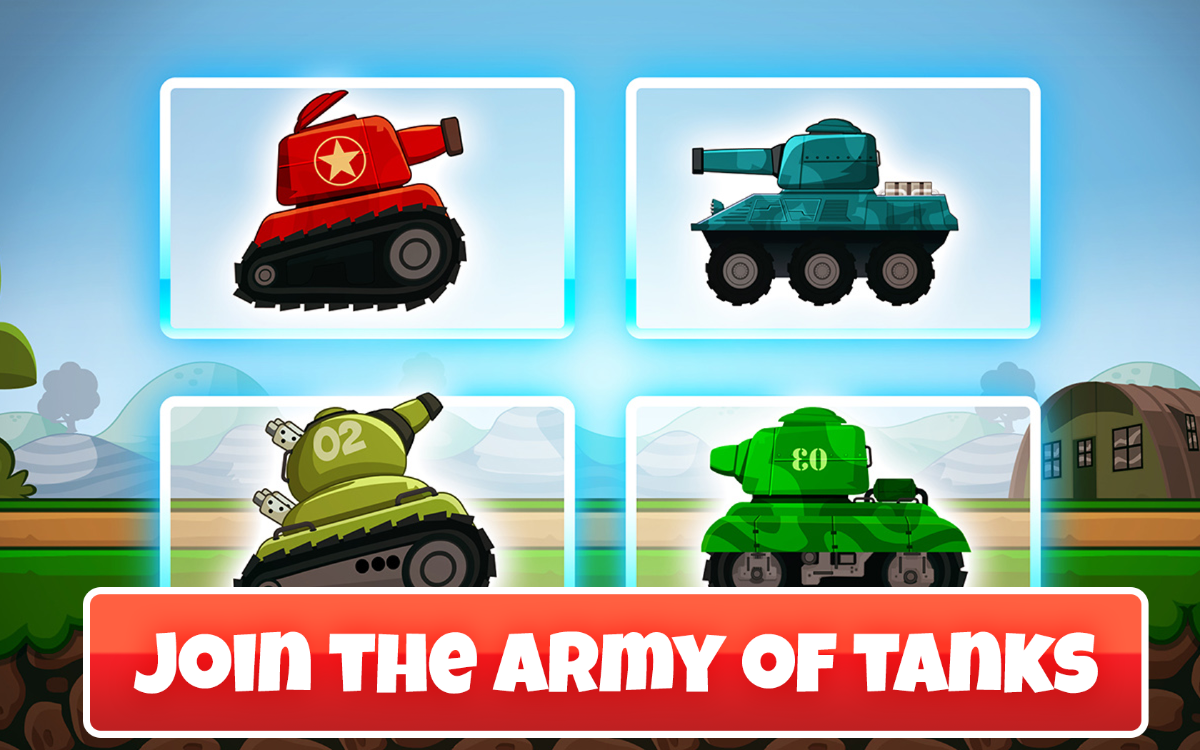 Mini Tanks World War Hero Race 遊戲截圖
