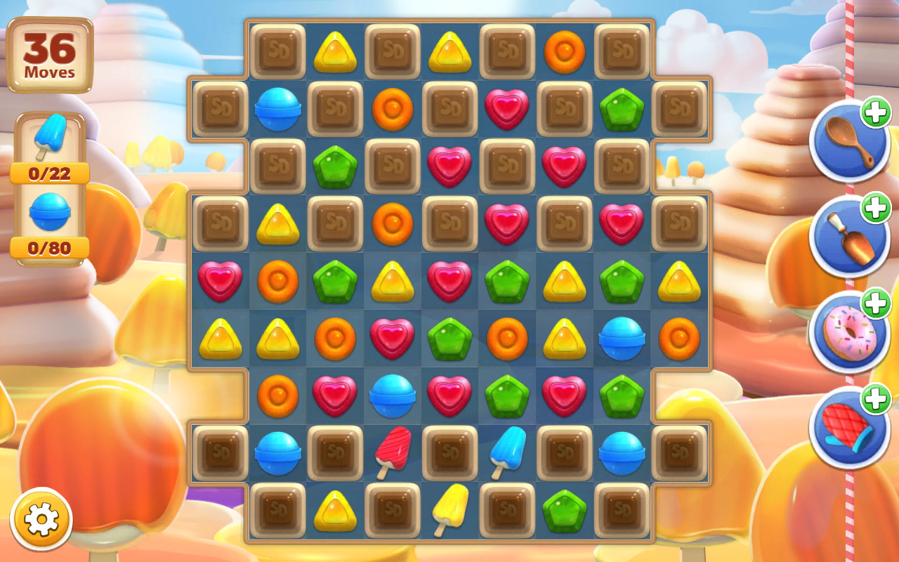 Sweet Dreams - Amazing Match 3 ゲームのスクリーンショット