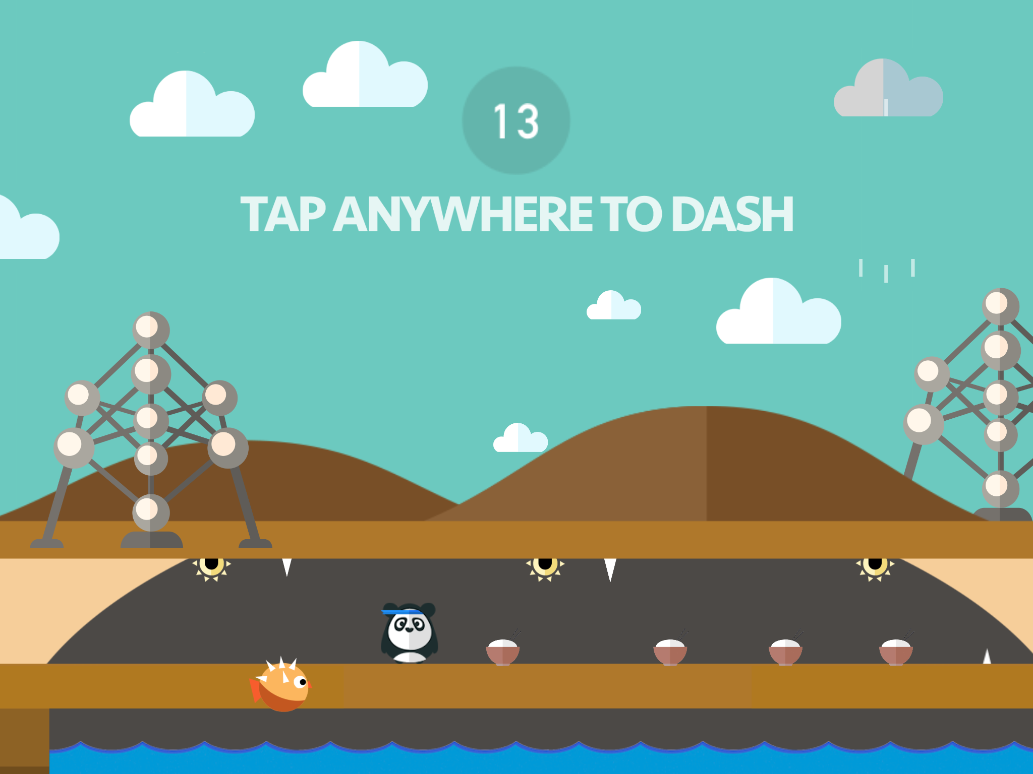 Dashy Panda Game Screenshot