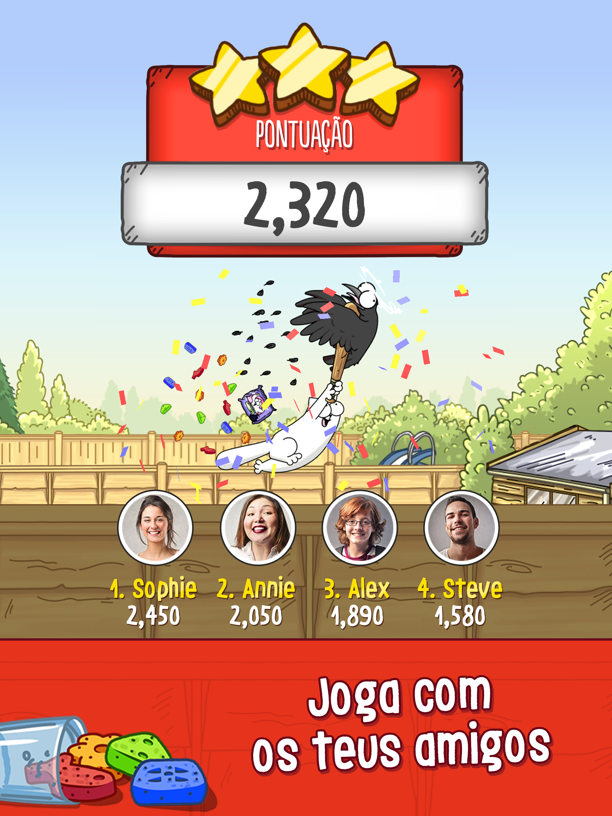 Captura de Tela do Jogo Simon's Cat - Crunch Time