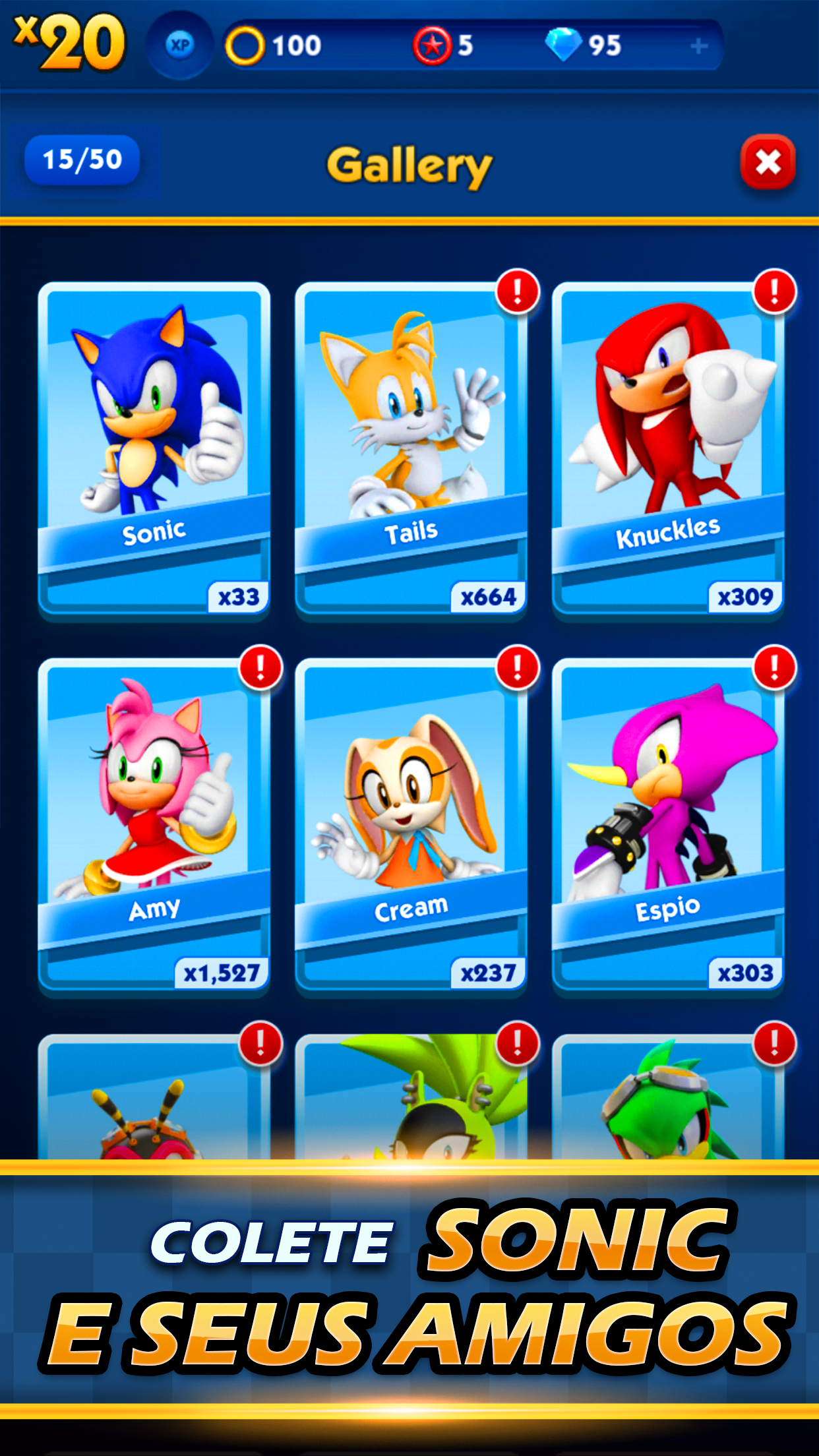 Captura de Tela do Jogo Sonic Dash: Endless Rush