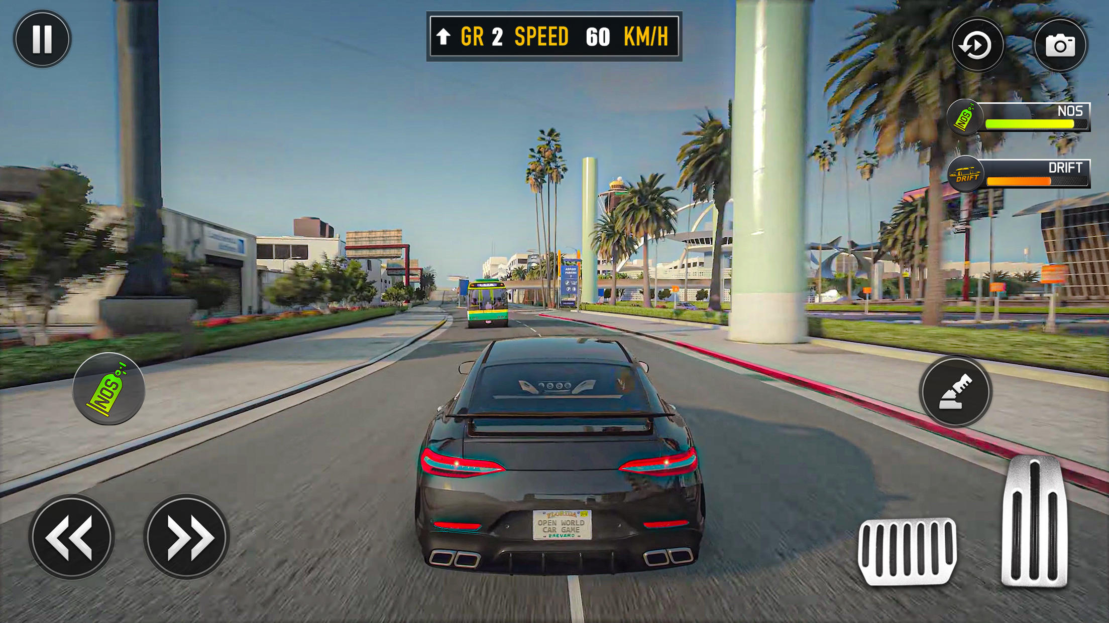 Open World Car Driving Game 3D Game Screenshot