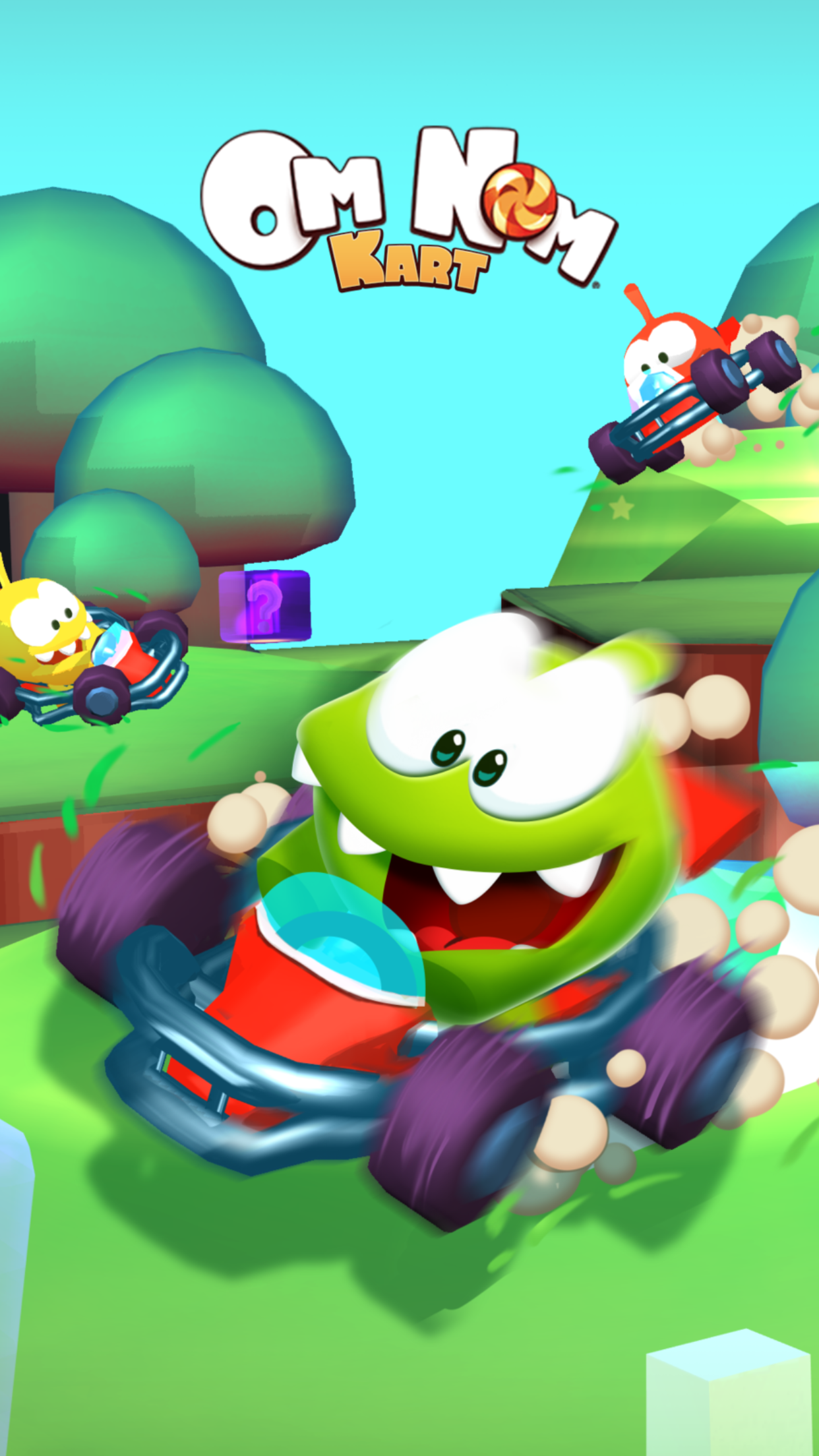 Om Nom: Karts ゲームのスクリーンショット