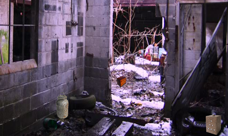 Cuplikan Layar Game Escape From Abandon Milk Depot