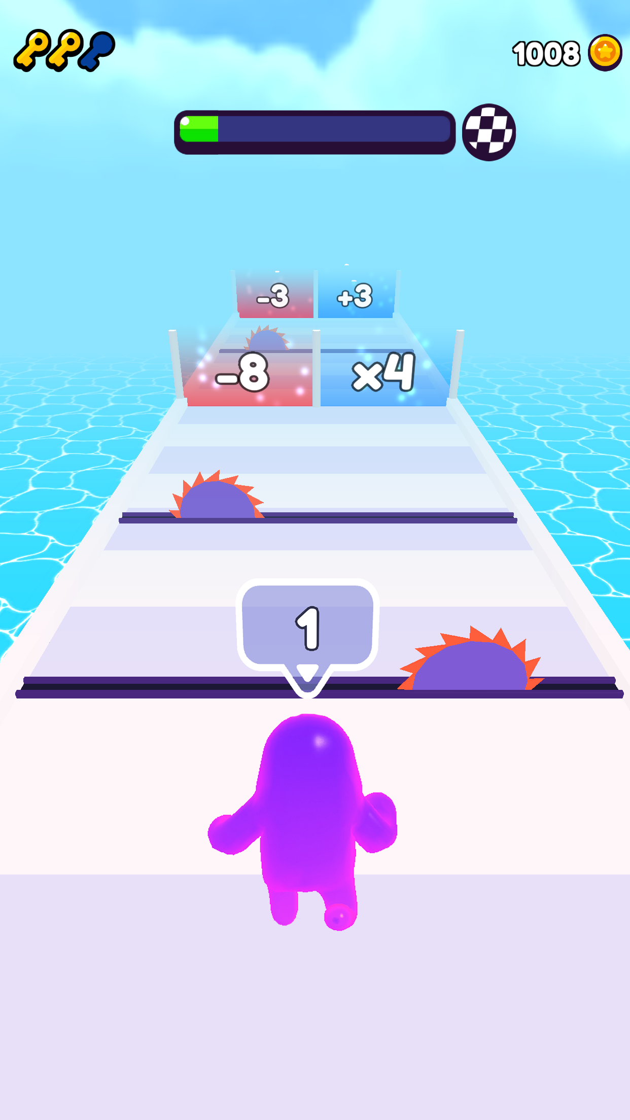 Screenshot 1 of Join Blob Clash 3D: 跑步遊戲 0.3.45
