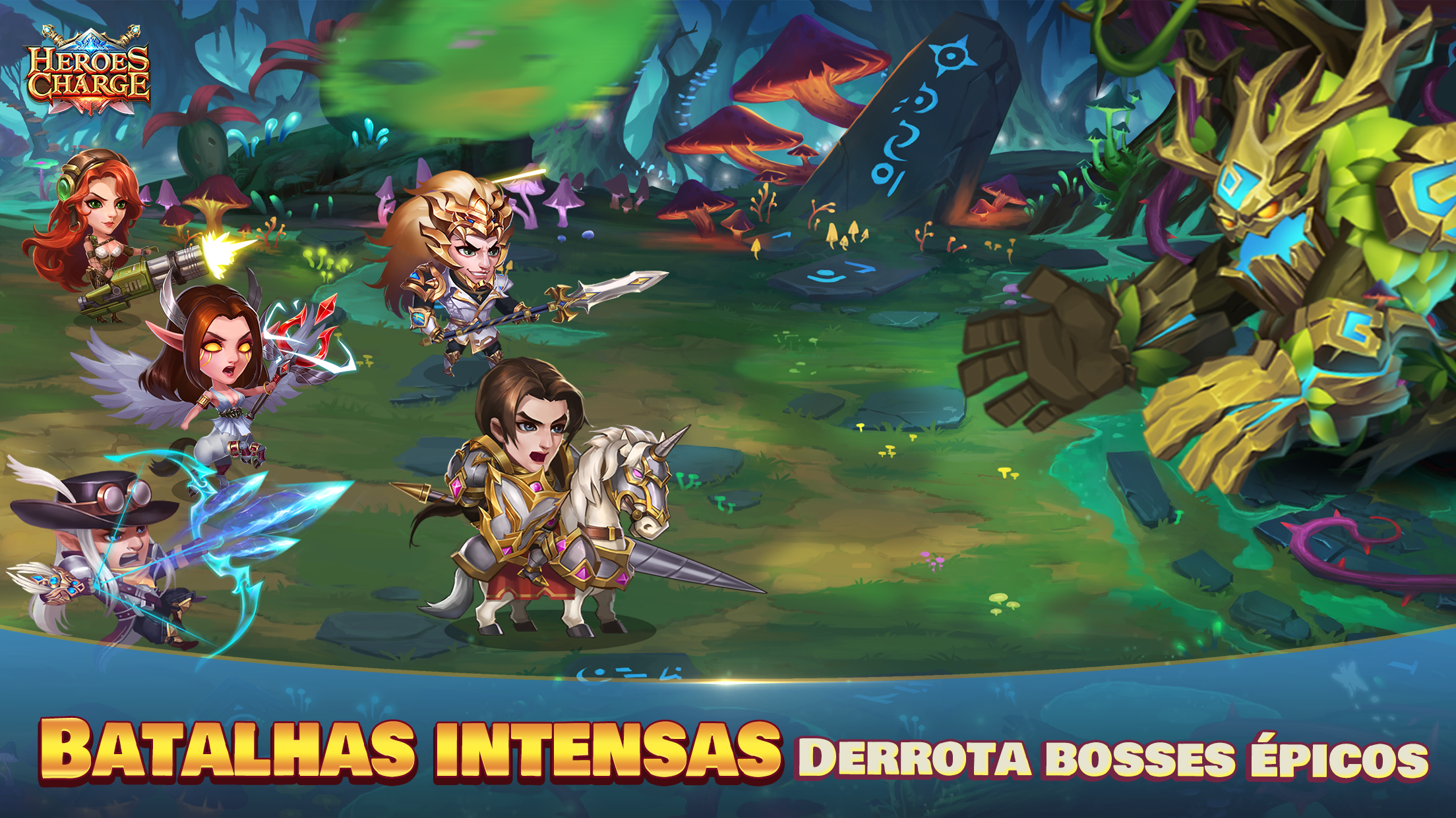 Captura de Tela do Jogo Heroes Charge