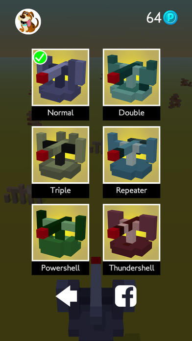 Chunky Tanks Game Screenshot