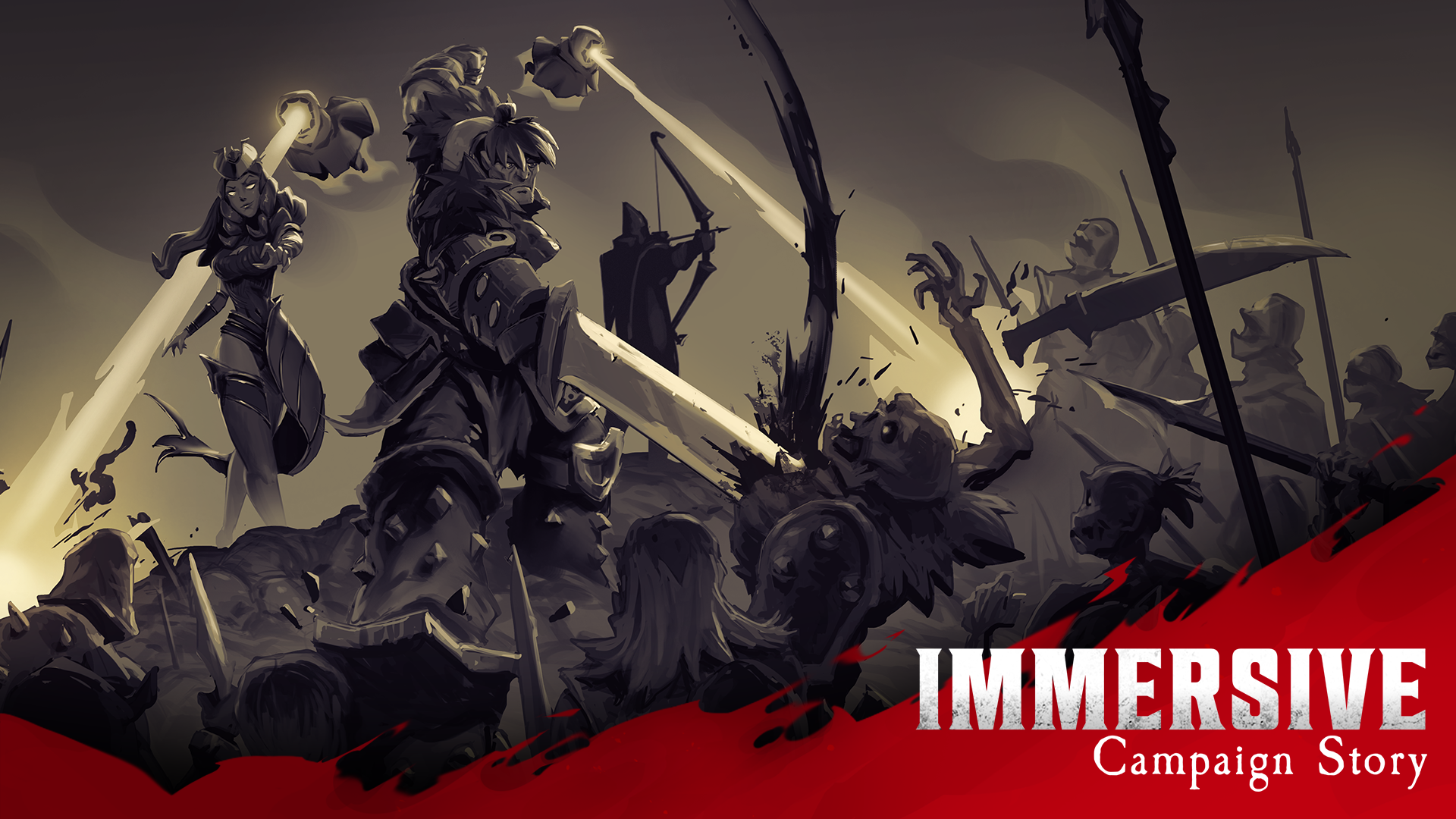 Grimguard Tactics: Fantasy RPG Game Screenshot