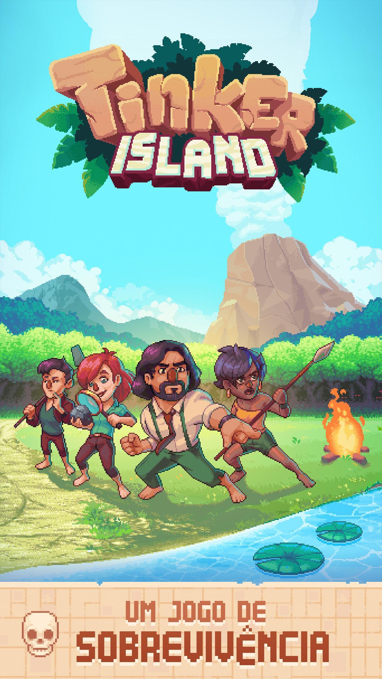 Captura de Tela do Jogo Tinker Island Ilha de Aventura