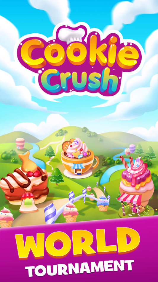 Cookie Crush Match 3 Blast & Drop Mania Cats ภาพหน้าจอเกม