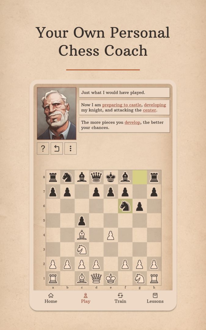 Screenshot of Learn Chess with Dr. Wolf