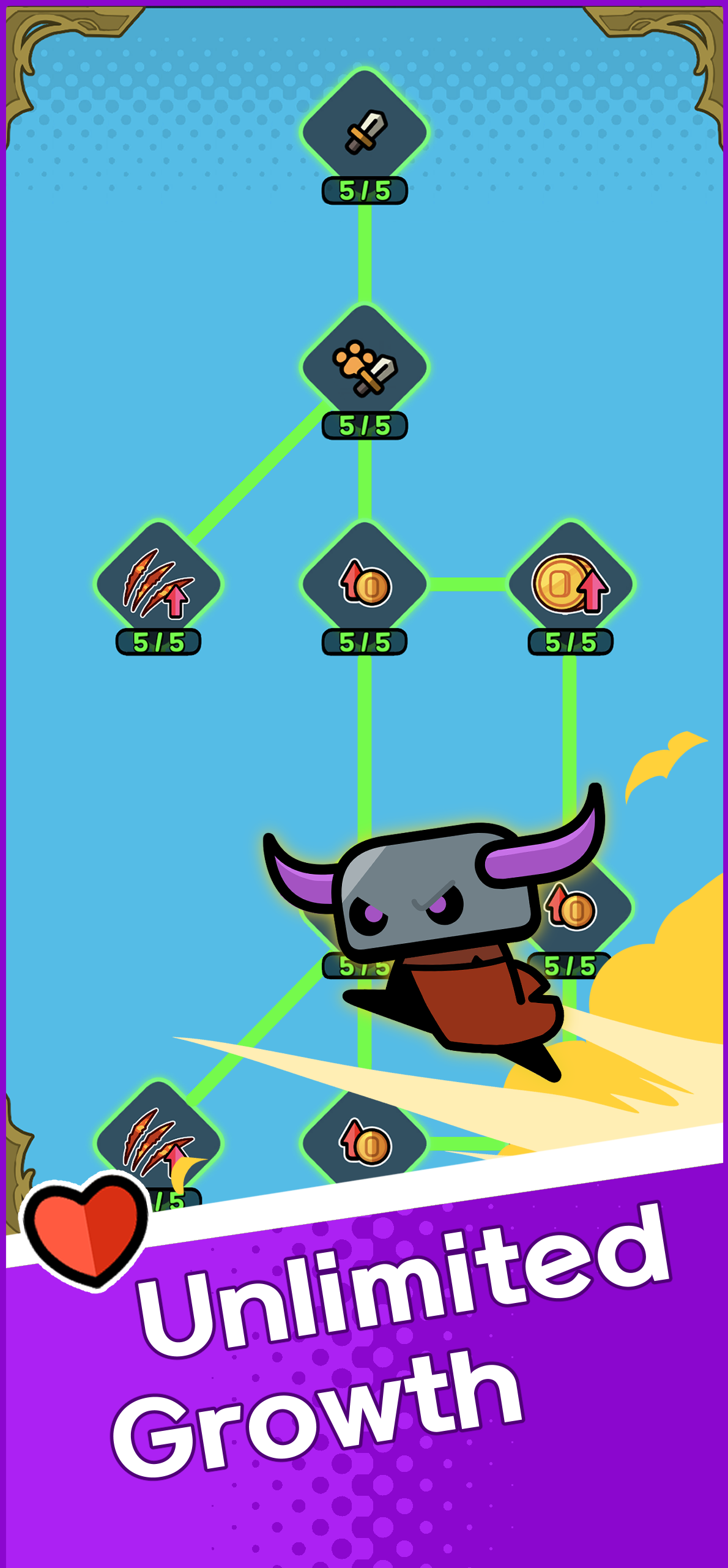 Cuplikan Layar Game God of idle : Growing Warriors