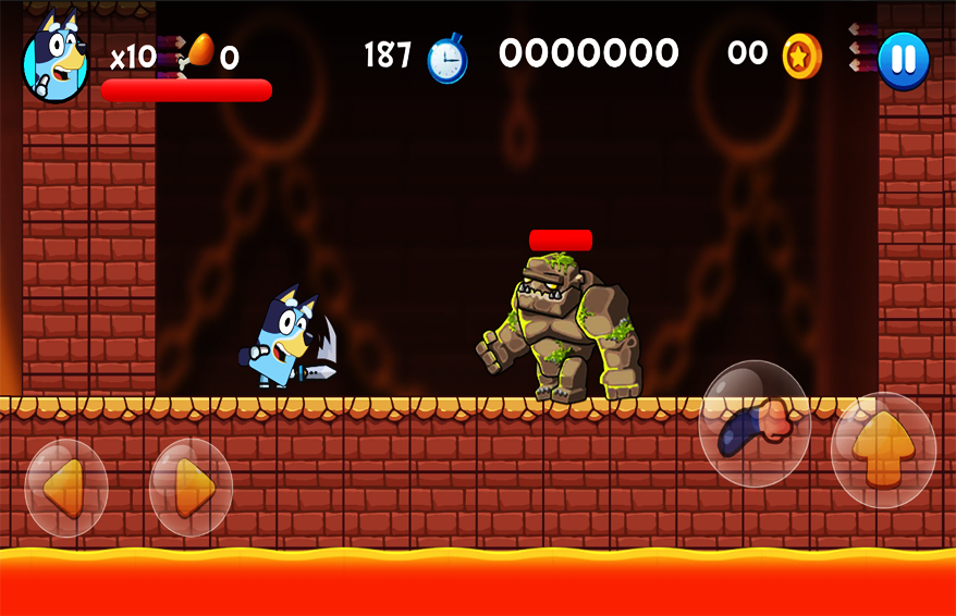 Bluey and Bingo's Jungle Quest Game Screenshot