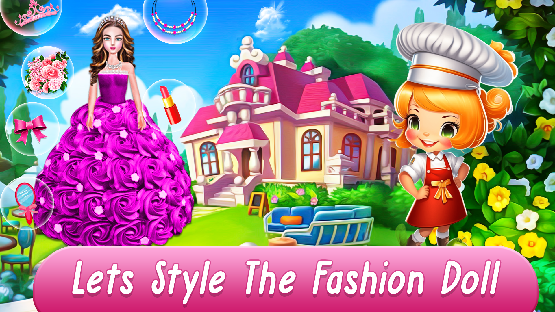 Doll Cake Maker: Girls Games Game Screenshot