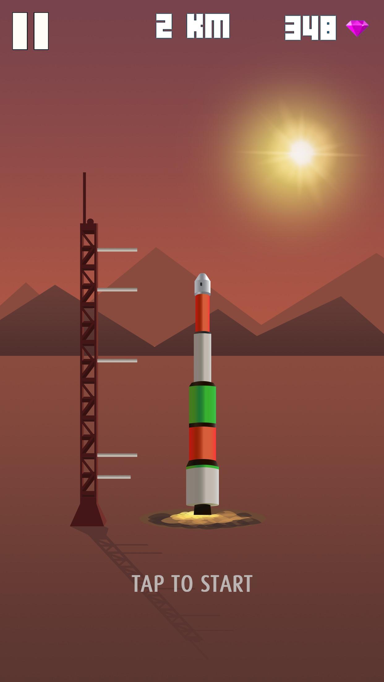 Space Frontier rocket Game Screenshot