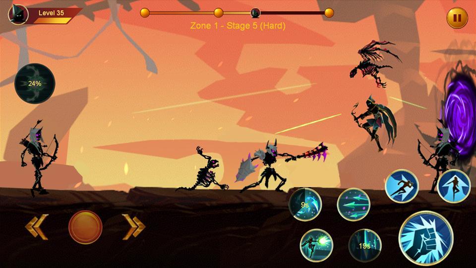 Screenshot of Shadow fighter 2: Ninja games