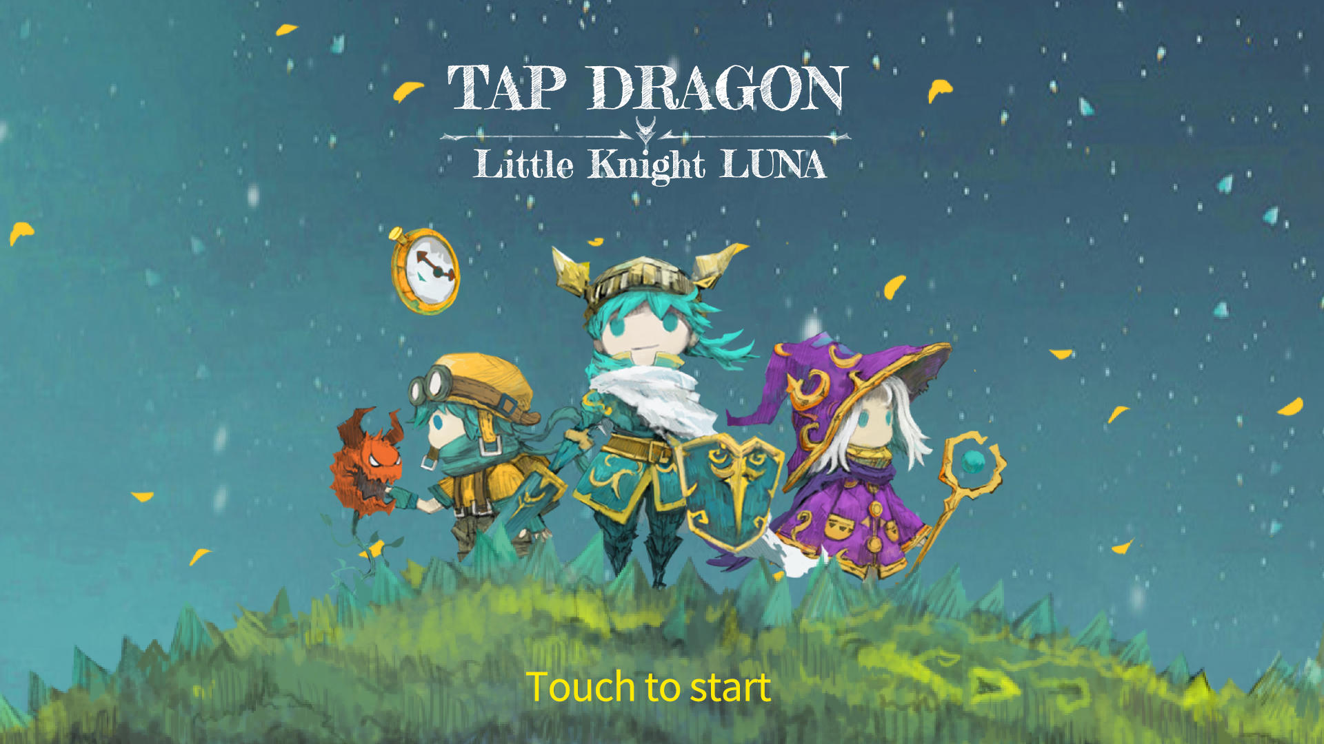 Tap Dragon: Little Knight Luna Game Screenshot