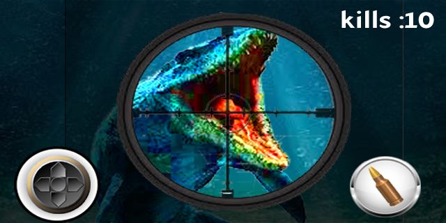 Under Water Dinosaur Hunting Dinosaur Hunter 게임 스크린 샷