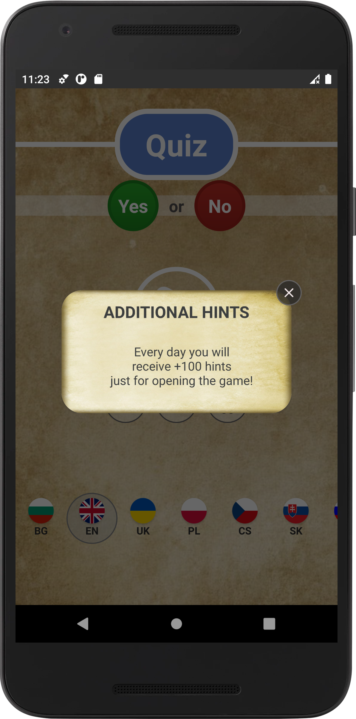 Yes or No::Appstore for Android