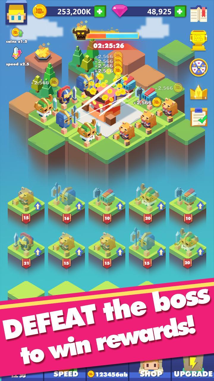 Merge Warriors - Idle Legion Game Game Screenshot