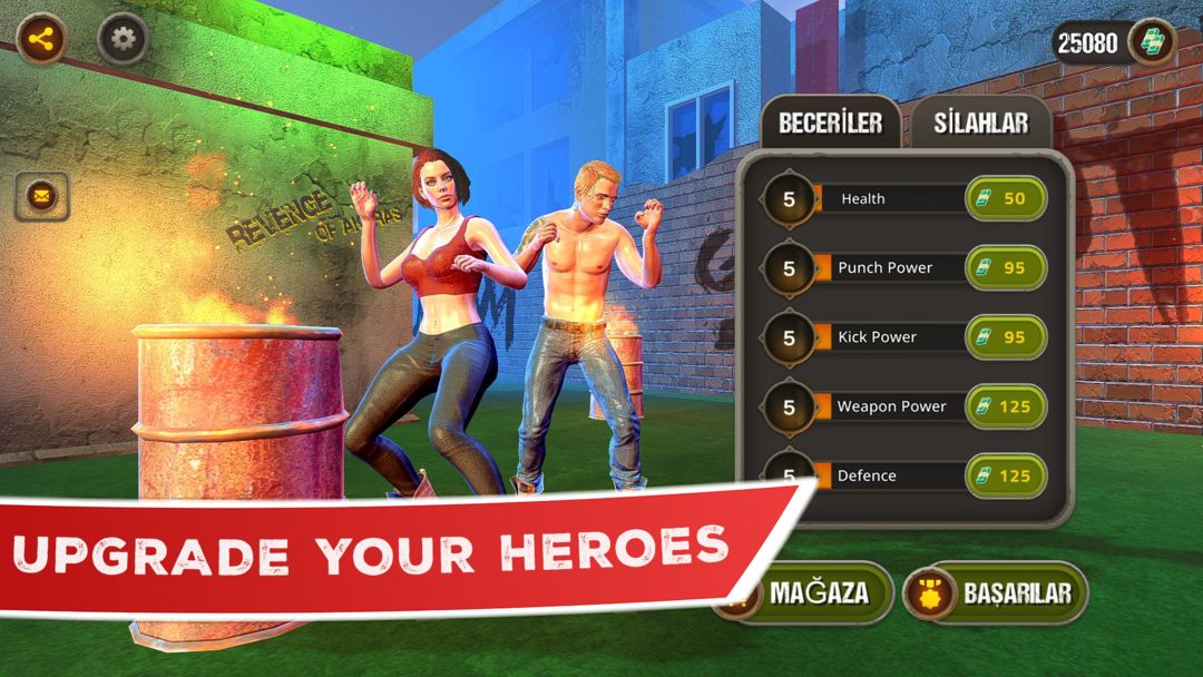 Revenge of Akuras City Fighter screenshot game