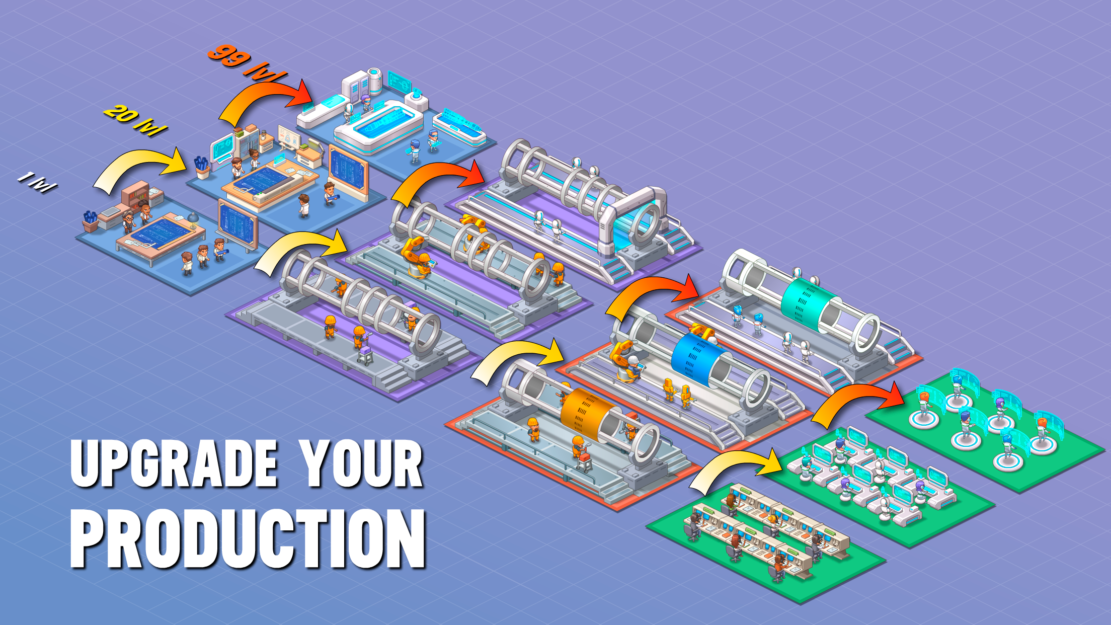 Idle Rocket Game Screenshot