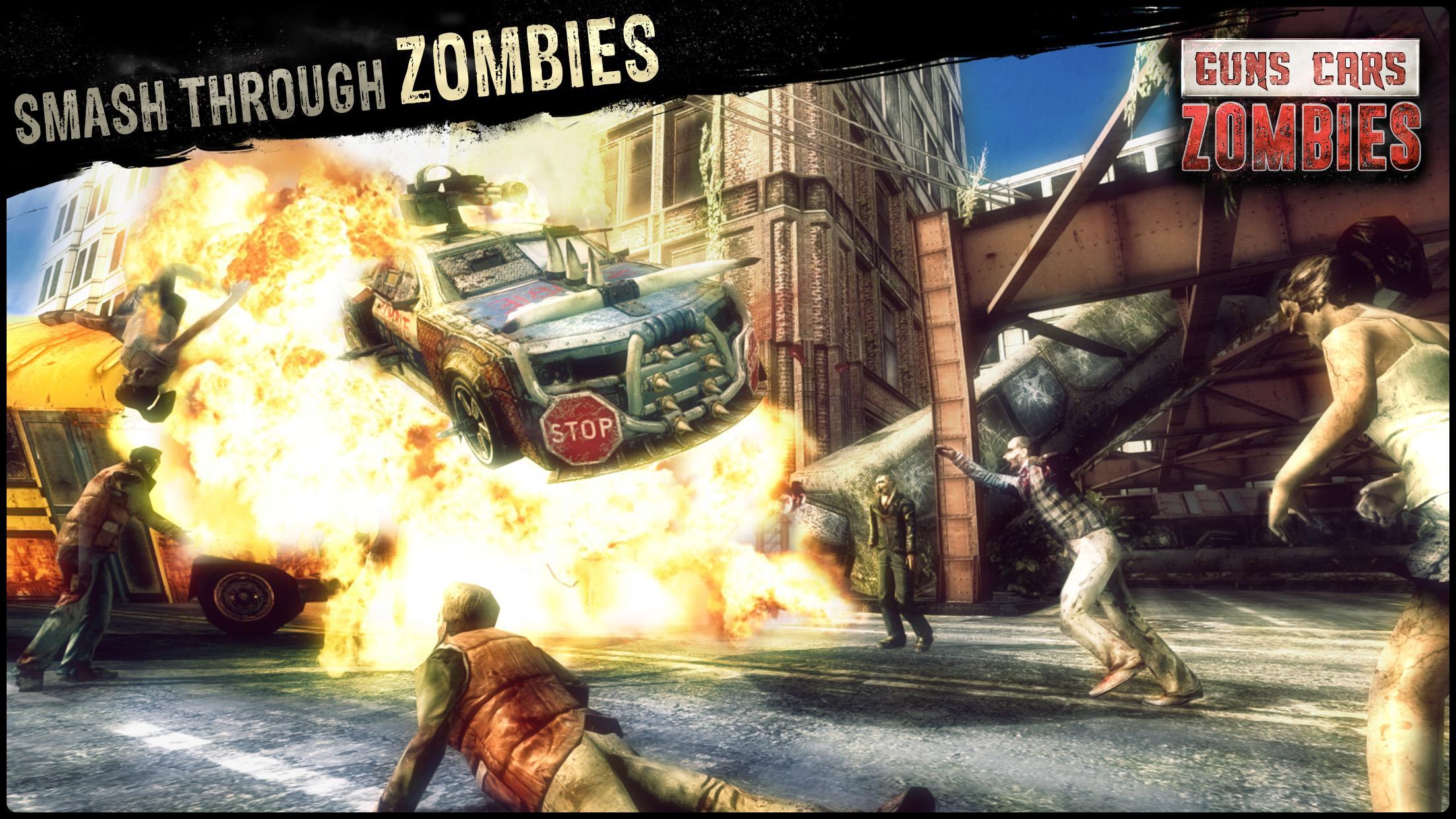 Guns, Cars and Zombies Game Screenshot
