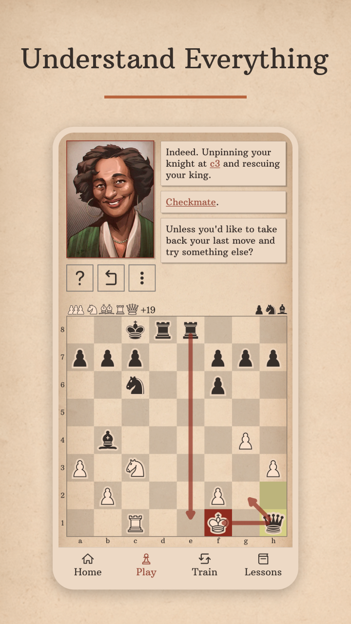 Learn Chess with Dr. Wolf Game Screenshot