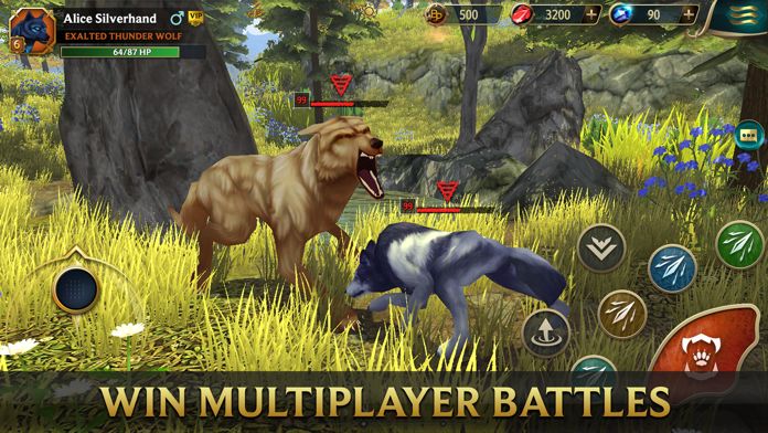 Screenshot of Wolf Tales - Online RPG Sim 3D