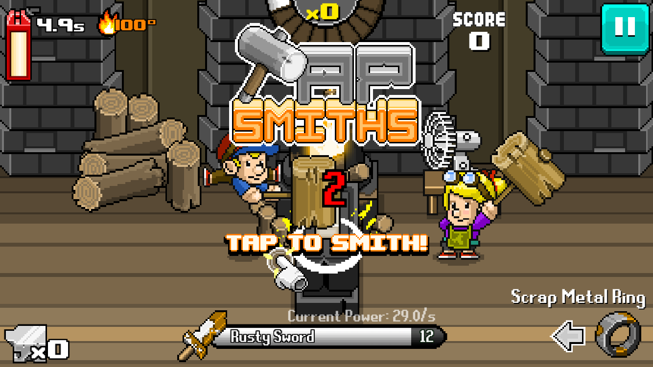 Tap Smiths Game Screenshot