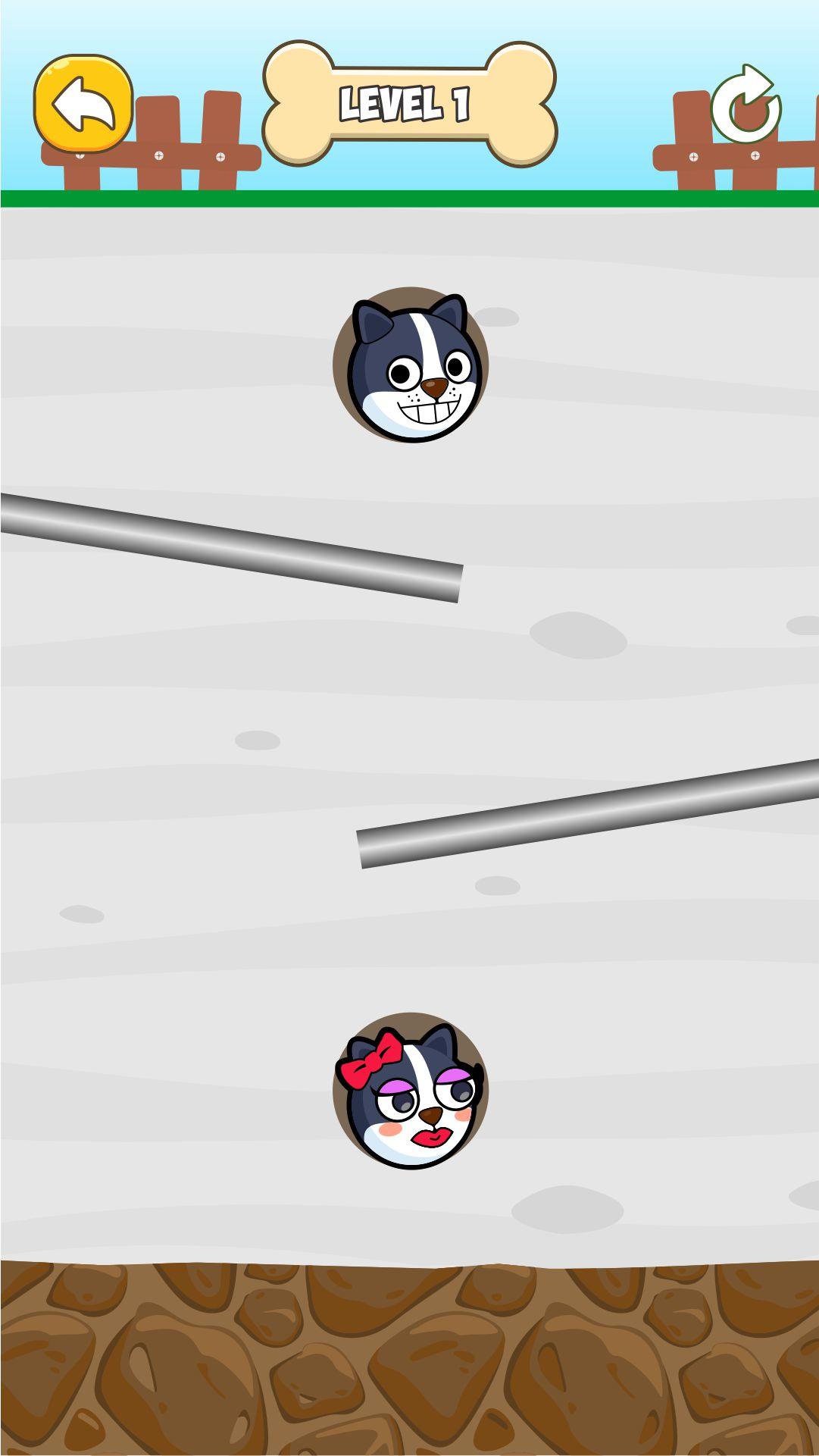 Connect Love Dog: Draw Puzzle Game Screenshot
