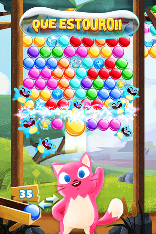 Captura de Tela do Jogo Bubble Mania: Halloween