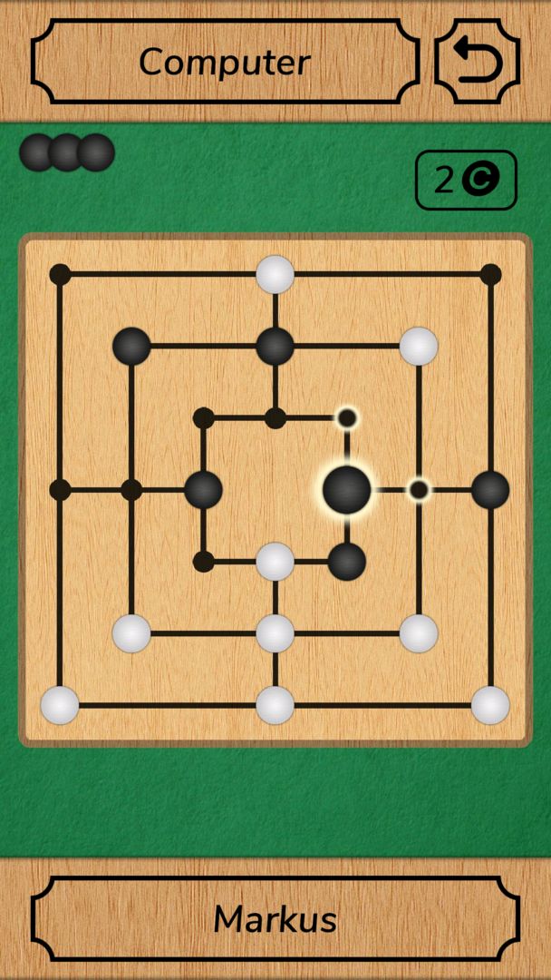 Mills | Nine Men's Morris - Free board game online 게임 스크린 샷