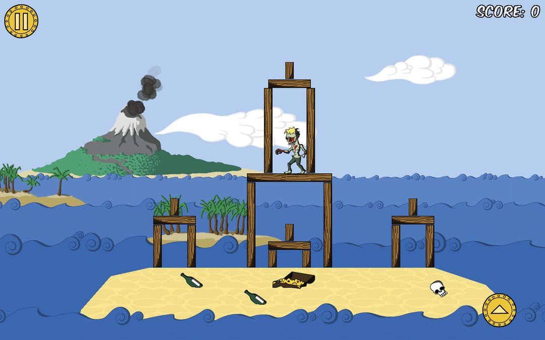 Pirates Vs Zombies screenshot game