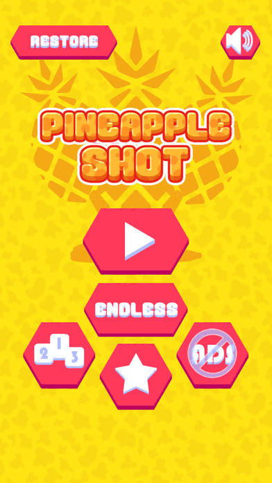 Pineapple Shot -  Endless Flicky Challenge 게임 스크린샷