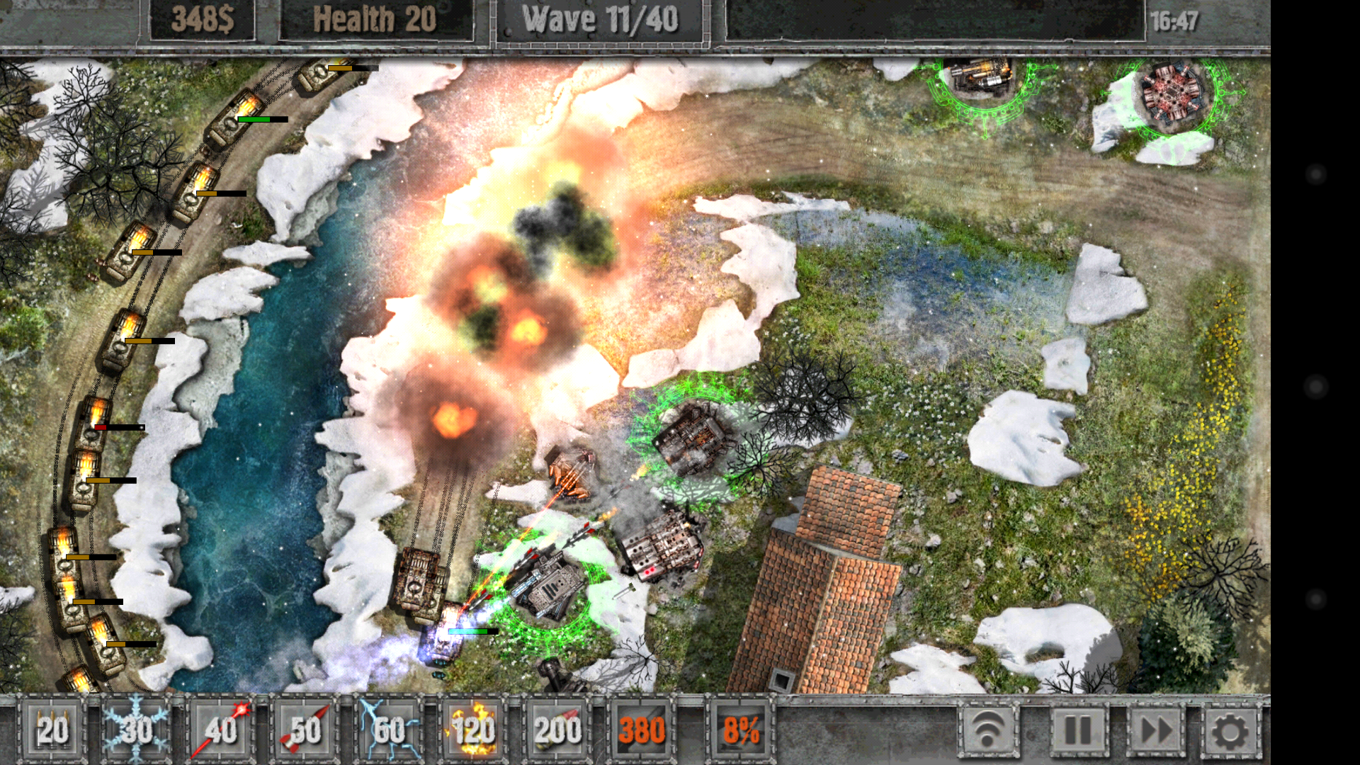 Defense Zone 2 HD Game Screenshot