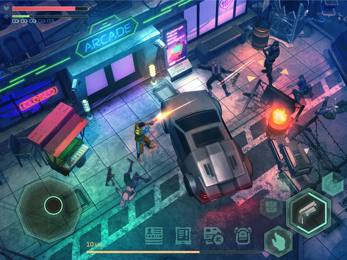 Screenshot of Cyberika: Action Cyberpunk RPG