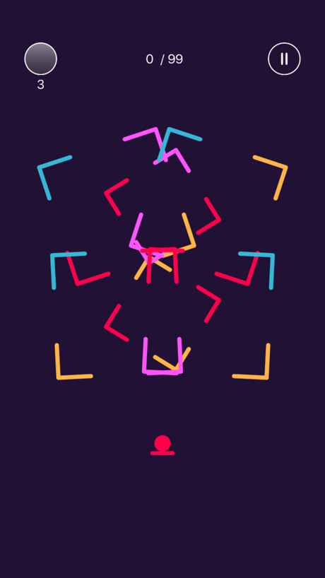 Color Ball Jumping Game Screenshot
