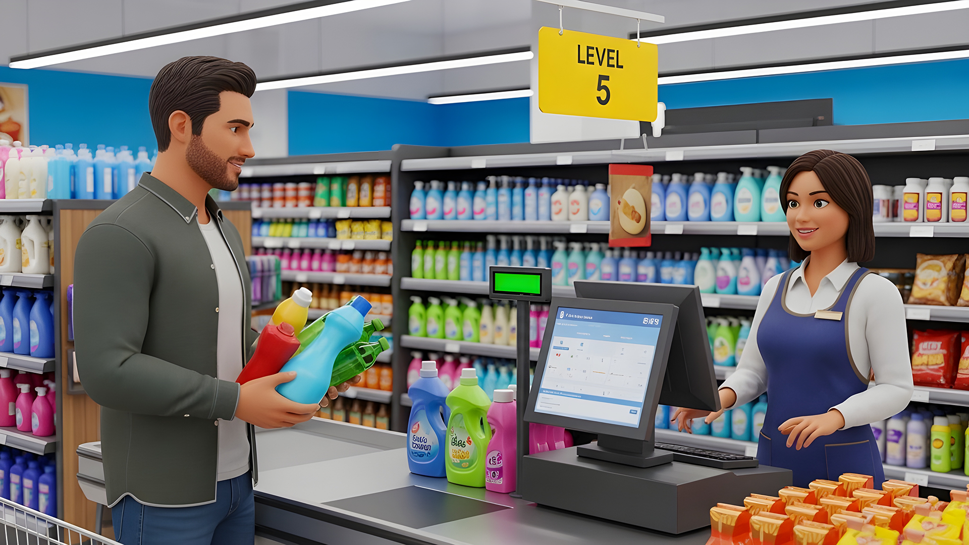 Manage Your Own Supermarket Game Screenshot