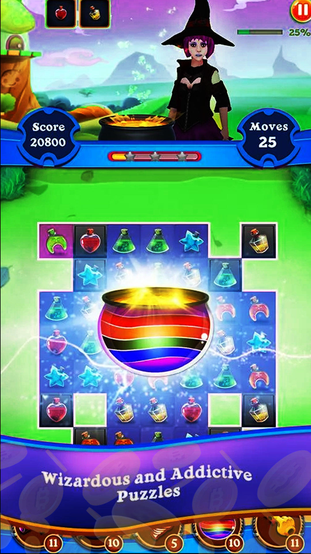 MagicMatch BTC Game Screenshot
