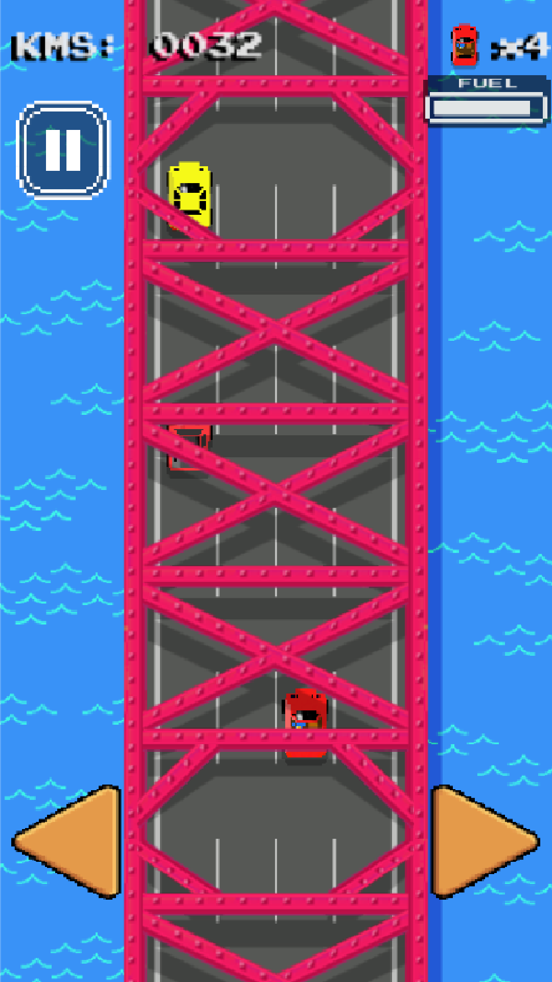 Retro Car Race ゲームのスクリーンショット