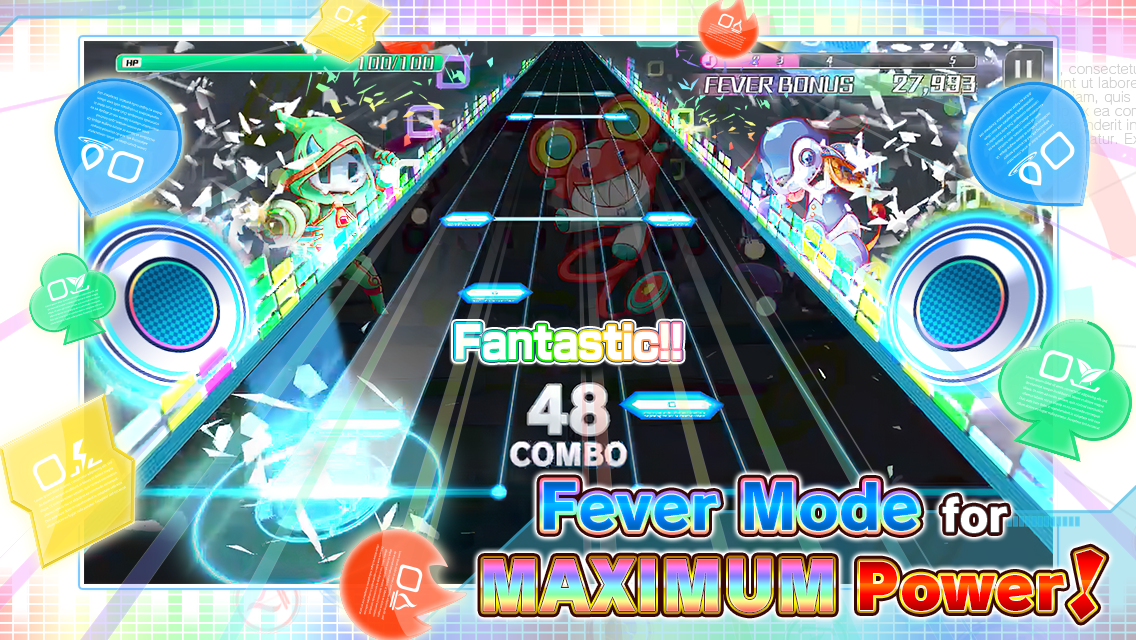 Sonic Beat feat. Crash Fever Game Screenshot