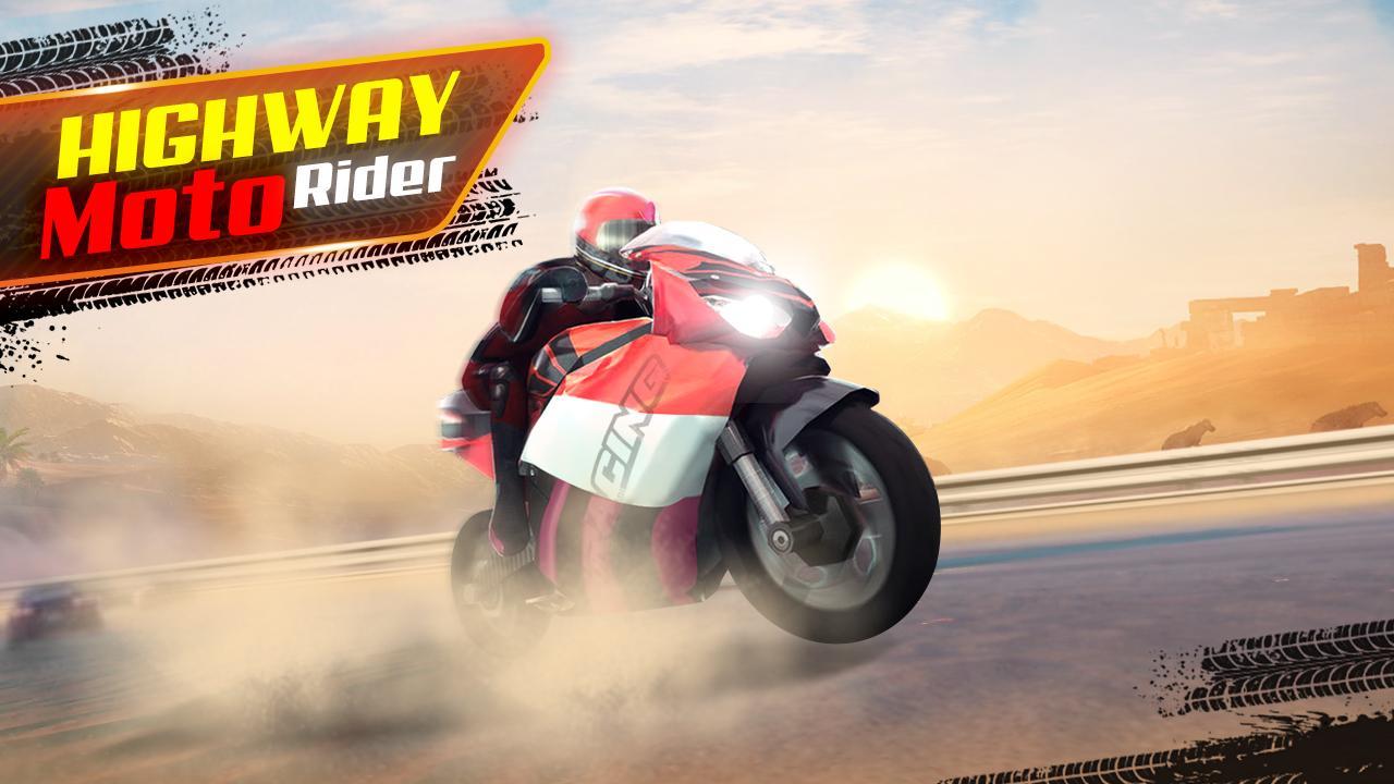 Screenshot 1 of Highway Moto: carrera de tráfico 5.0.6