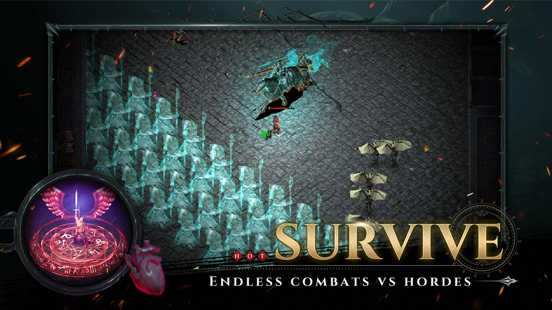 Halls of Torment:  Game Screenshot